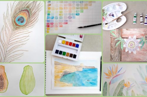 My watercolour art and supplies