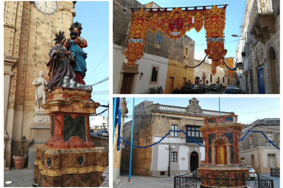 Maltese festa decoration