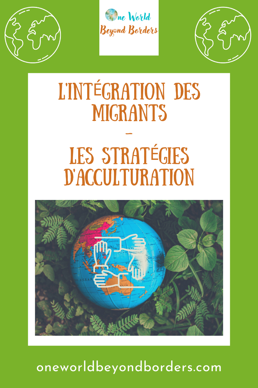Intégration acculturation - Épingle Pinterest