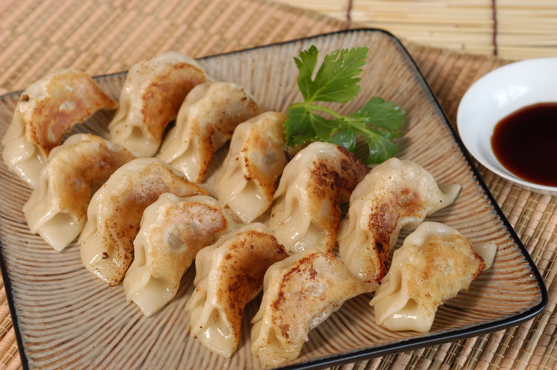 Gyozas, ravioli from Japan