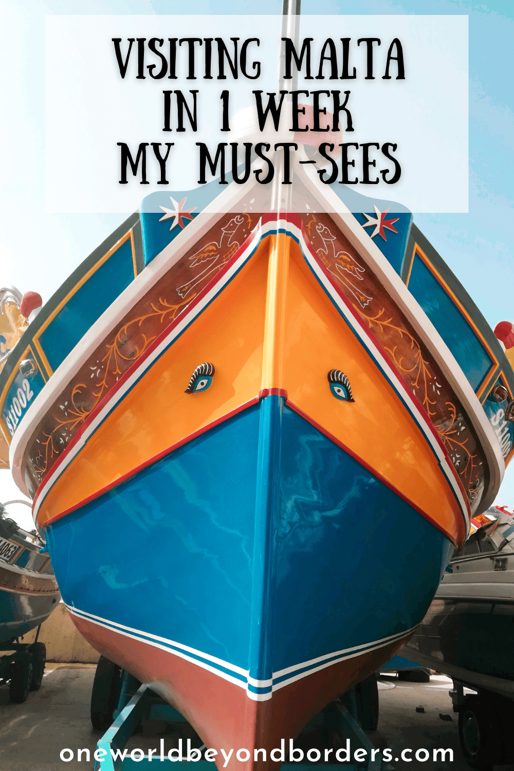 Visiting Malta in one week - My must-sees - Pinterest pin