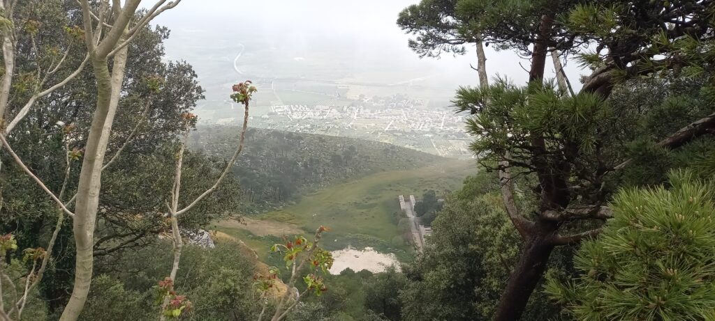 Erice panoramic view, road trip in Sicily